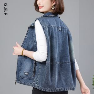 GEENFU | Áo Gile Jean Thời Trang Trẻ Hóa cho Phụ Nữ