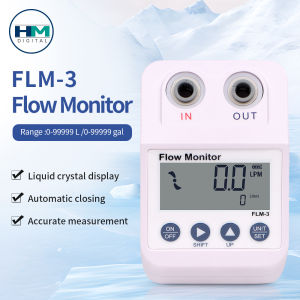 Water Purifier Flow Meter Durable Flow Sensor Monitor Electronic Digital Display Water Filter Alarm And Power Save Function