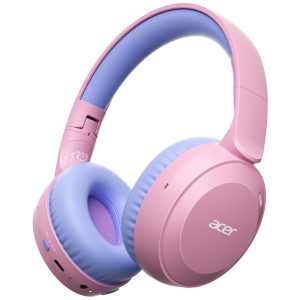 Acer Kids Bluetooth 6.0 Headphones 85/94dB Volume Limiter Foldable Wireless Over-Ear Headphones for IPadTravel 60H Playtime