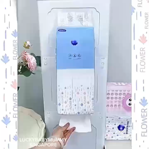 【6 Packs/Box】ManHua Blue Series 4-Ply 1280 Sheets Tissue Paper / Hanging Paper Towel / Hangable Napkin Fireheart Warrior