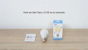 TP-Link Tapo L520E Tapo Smart WiFi Light Bulb Daylight & Dimmable