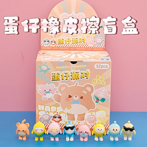 32PCS Sanrio / Capybara Eraser Blind Bag Cartoon Style Eraser Detachable Eraser Student Supplies Prizes Blind Box