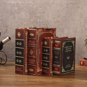 European-Style Retro Fake Book Ornament Decoration Study Bookcase Emulational Book Model Photography Props Book Storage Box Book Box