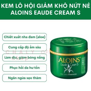 Kem dưỡng da lô hội xanh Aloins Eaude Cream S cấp ẩm phục hồi da 185g Nhật