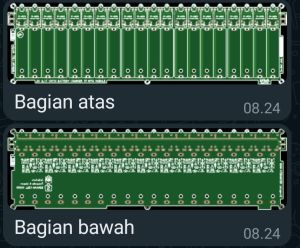 PCB CHARGER BATERAI 18650 20 Slot TP4056 Protec/Non Protec