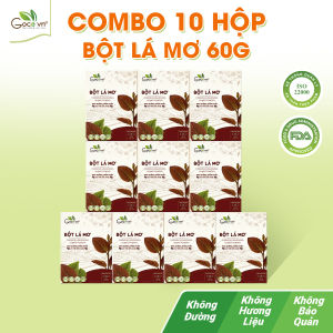 Combo 10 hộp Bột lá mơ nguyên chất Goce - 10x60g