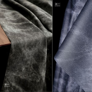 ผ้า DIY ผิว PU แบบย้อนยุคลายเดนิม ผ้าถักแบบอื่นๆ สำหรับผู้ออกแบบเสื้อผ้า อุปกรณ์งานฝีมือในบ้าน สไตล์อื่นๆ