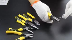 Bộ 3 Kìm Hạng Nặng Bộ Kìm Mũi Dài Bộ Kìm Hạng Nặng Vise (kéo dây 8 inch + kìm mũi nhọn 8 inch + kìm hàm chéo 6 inch)