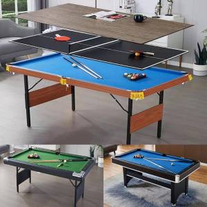 MEISITEKEKE | Folding Indoor Home Use Multifunctional American Pool Table