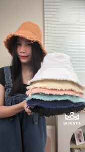 W0069 หมวกบักเก็ต ผ้ายีนส์ ชายรุ่ย ปรับขอบได้ ทรงสวย bucket I ใส่เที่ยว หมวกแฟชั่น หมวกกันแดด หมวกบักเก็ตยีนต์ หมวกยีนส์ หมวกกันแดด