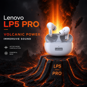 Lenovo | NEW Lenovo LP5 PRO Wireless Bluetooth5.4 Earphones TWS HiFi Sound Gaming Earbuds LP5Pro Sport Headset Long Standby Touch Control