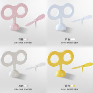 Third Generation Car Decorative Two-In-One Rotating Electric Bamboo Helicopter Spring Wind-Up Toy Carriage round Shape Blessing