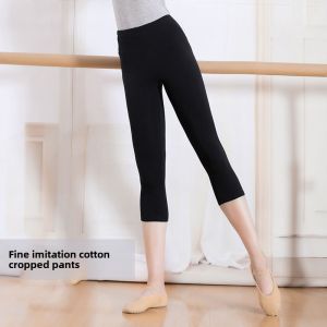 Modern Dance Practice Clothes Womens Loose Jazz Short Sleeve Modal Classical Dance round-Neck Long Dancing Dress Womens Summer Tops