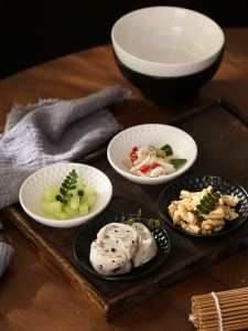 Đĩa Tráng Men gốmJM Fresh 4 Inch Đĩa Tráng Men Gốm Tròn Nhỏ Dùng Trong Gia Đình Đĩa Đựng Gia Vị Nước Mắm Nước Tương Đĩa Đựng Gia Vị