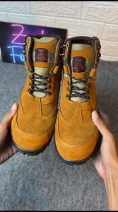 Sepatu Safety Pria Ujung Besi Boots Zenifa Tactical Eragon Shoes Proyek Kerja Lapangan Outdoor 2025