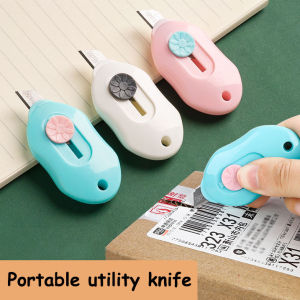 Hami Cute Art Knife Mini Utility Knife Craft Wrap Box Paper Envelope Cutter Portable Knife Stationary School Supplies