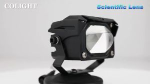 3inch Square LED Work Light Bar Spot Pods Driving LED Light Bar Fog Amber Offroad ATV SUV Spotlight Flood 12V 24V White light yellow whitE