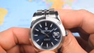 100% original Pagani Design 42mm Mens Automatic Watch Stainless Steel Strap NH35 Mens Waterproof Calendar Luxury Sports Mechanical Watch Mens 手表 PD-1645