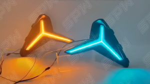 Proton S70 (2023-2025) LED Daylight Foglamp Cover Front Bumper LED Foglight Spotlight DRL Fog Lamp Light Spot Light Daytime Running Light S-70 Welcome Light Sequential Signal Light 2023 2024 2025 - Lazada