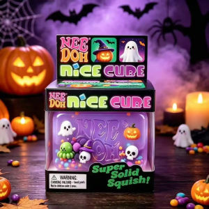Halloween NeeDoh Sensory Toys Spider Pumpkin Soft Squishy Fidget Toy Stress Relief Decompression Toy
