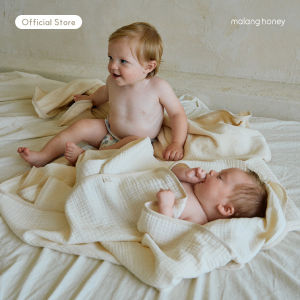 [Malang Honey] ผ้าขนหนูอาบน้ําขนาดใหญ่ทารกแรกเกิดเกาหลี 85*100 ซม. (ผ้าเทอร์รี่สองด้าน / ไบโอกอซ)