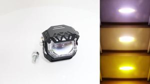Heyword 1PC LED Bóng Đèn Pha Xe Máy Cao Thấp Chùm Tia Nhấp Nháy Tương Thích Với Xe Máy Xe Đạp Điện Xe Tay Ga