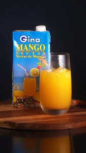6x Gina Mango Nectar Juice 1 Liter (1L) Tetra Pak Package (6 Packs)