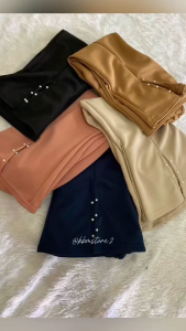 Celana Cutbray anak perempuan  bahan scuba usia 5-11 tahun variasi belah mutiara