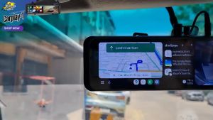 DZ CAMERA รุ่น DZ CARPLAY1 โปรโมชั่นฟรี!! เมมโมรี่การ์ด32GB กล้องบันทึกติดรถยนต์ หน้า-หลัง ระบบWIFI มี AppleCarPlay / AndroidAuto
