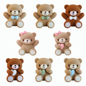 3D Gấu Bánh Quán Quân Cho Bé Tắm Và 1st Sinh Nhật Bé Trai/Bé Gái Giới Tính Tiết Lộ Hoạt Hình Hình Dự Tiệc Cung Cấp Đồ Trang Trí