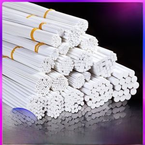 Vật Liệu Mô Hình Xây Dựng DIY Thủ Công Cảnh Cấu Trúc Ba Chiều ABS Thanh Tròn Vuông Bán Nguyệt Thanh Nhựa