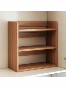 Student Desktop Organizer Wooden Multi-level Shelf