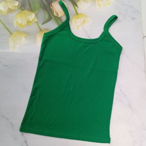 Áo thun nữ 2 dây Borip màu trơn từ size từ 35-40kg - cho nữ - tuổi Teen - DÁNG ÔM - AO33