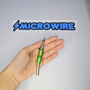MW PL55 Mono Metal Audio Plug with Spring – Durable Colored 6.35mm Connector