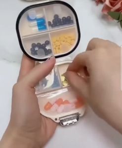 Portable Daily Pill Case Multifunction QS
