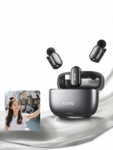 Kinyo | Wireless Mini Clip-On Microphone for Streaming