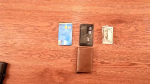 Quick Access Slim RFID Slim Trifold Card Clip Wallet Holder Credit Automatic Cartridge Case Triple Folding Design Plain Style Small Wallet Anti Magnetic Business Security Purse Metal Aluminum Shell Slide Out OP