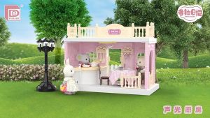 MALOTOYS - Koala Diary 1 Rooms Supermarket Hospital Villa School 1 Level Room Doll House Family Families DIY House Play House Rumah-Rumahan Besar Boneka Pretend Play Boy Girl Vila Mainan Anak Large Malo Toys