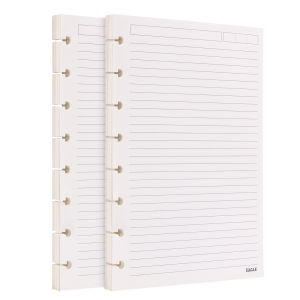 Sổ Tay Nạp Lại Discbound A5 120 Tờ Chèn Lót Nhanh Có Ngăn Đựng Chất Kết Dính Cho Sách Kế Hoạch