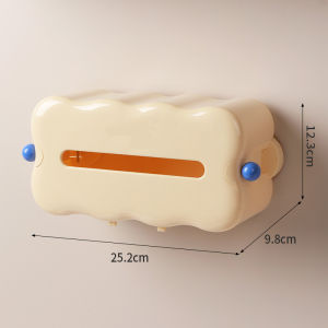 Wall-Mounted Toilet Paper Box Face Towel Storage Organizer Bathroom Disposable Paper Towel Holder Inverted Drawbox