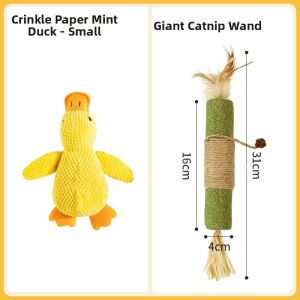 7o | Sounding Mint Plush Teething Toy for Cats
