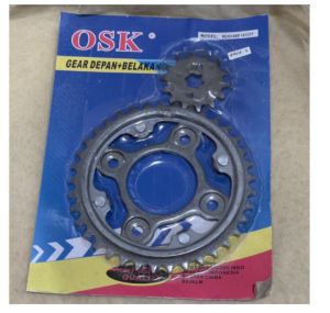 GEAR GIR DEPAN BELAKANG HONDA REVO ABS ABSOLUTE NEW REVO FIT INJEKSI BLADE NEW UKURAN 14/37T