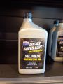 LUCAS OIL SEMI/FULLY SYNTHETIC 10W40 10W50 MOTORCYCLE ENGINE OIL MINYAK HITAM. 