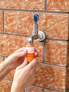 DiyHomeIpoh 🔥Malaysia In Stock🔥 (1/2" & 3/4") 2 In 1 Plastic Tap Hose Connector Faucet Adapter Garden Water Pipe Quick Adaptor Fitting Thread / Hosepipe Tap Penyambung Paip Air Connector Penyesuai Faucet Gardening Tool