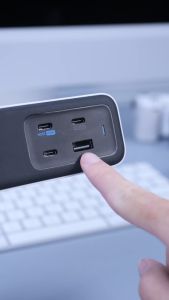 Hagibis 100W GaN Docking Station for Switch ROG Ally Steam Fast Charger 4K Monitor 2.5G Ethernet for Thunderbolt 4/3 Macbook Pro