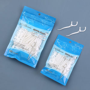 100pcs/lot Floss Stick Oral Hygiene Toothpick Dental Water Floss Oral Flosser Dental Oral Care