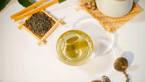 TeeLux Green Tea Loose leaf Premium Early Spring Green Tea Brisk & Fresh & Refreshing Taste 16oz