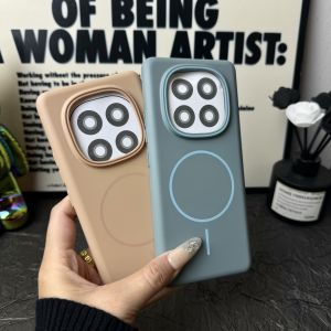 Matte Magnetic Case For Redmi K80 K70 K60 Pro K80 Ultra Redmi Turbo4 Pro Note 14 Pro Shockproof Wireless Charging Back Covers