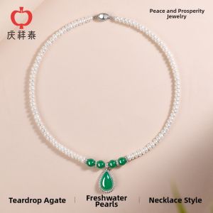 QINGXIANGTAI | Fresco Pearl Necklace Versatile Minimalist