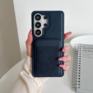 Business Leather Wallet Card Holder Phone Case For Samsung Galaxy S26 S25 Edge S24 S23 S22 Ultra Plus FE Shockproof Back Cover